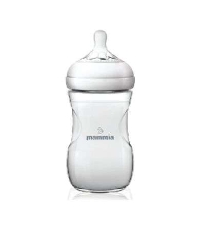 MAMMIA LE BIBERIN NATURAL FEELING 6 MOIS+ 330 ML BLANC