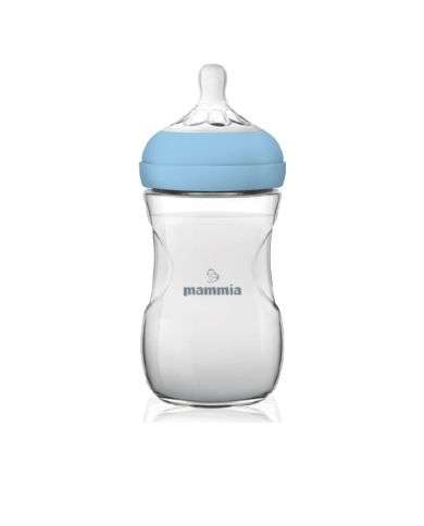 MAMMIA LE BIBERIN NATURAL FEELING 6 MOIS+ 330 ML BLEU