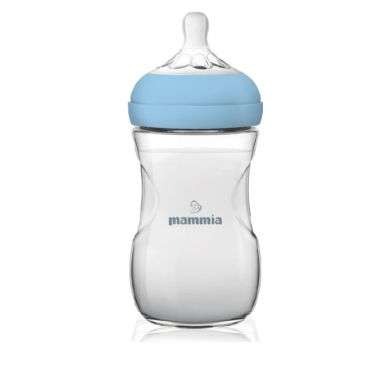 MAMMIA LE BIBERIN NATURAL FEELING 6 MOIS+ 330 ML BLEU