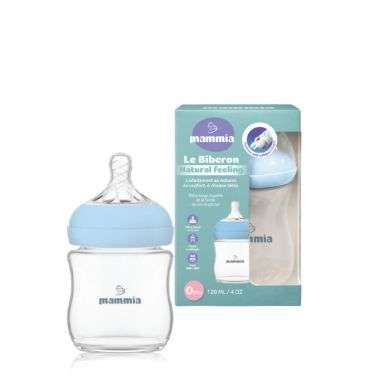 copy ofMAMMIA BIBERON NATURAL FEELING 120 ML 0 MOIS+ ROSE