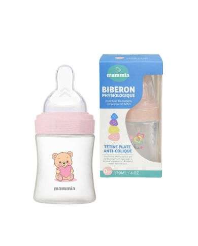 MAMMIA BIBERON PHYSIOLOGIQUE 120ML 0MOIS+