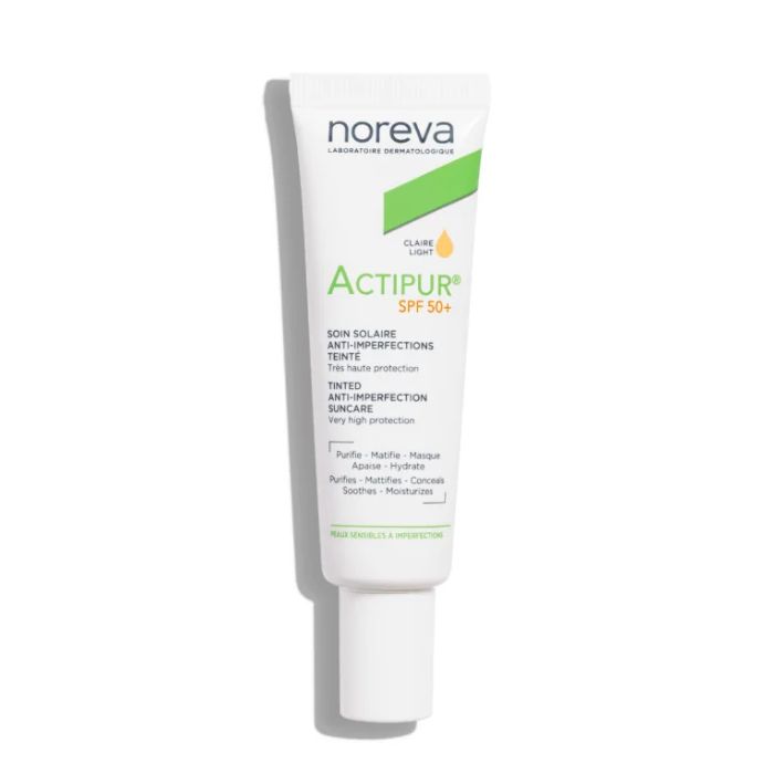 NOREVA ACTIPUR SPF 50+ SOIN SOLAIRE ANTI IMPERFECTIONS TEINTE CLAIRE 30 ML