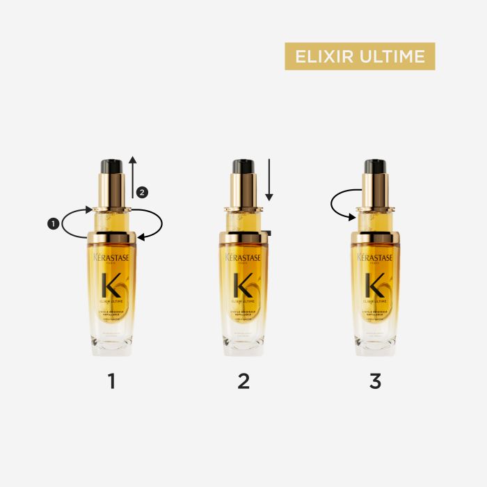 KERASTASE ELIXIR ULTIME HUILE SUBLIMATRICE MULTI USAGE CHEVEUX TERNES RECHARGE 75 ML