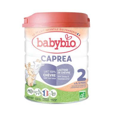 BABYBIO CAPREA 2 LAIT INFANTILE DE 6 A 12 MOIS