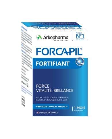 FORCAPIL CHEVEUX ET ONGLES 60 GELULES