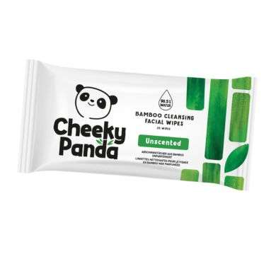 THE CHEEKY PANDA LINGETTES NETTOYANTES VISAGE NON PARFUME 25 UNITES