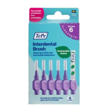 TEPE PACK DE 6 BROSSETTE INTERDENTAIRE TAILLE 6