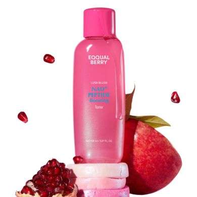 EQQUALBERRY LUSH BLUSH NAD+ PEPTIDE TONER 150 ML
