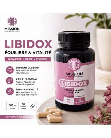 MISSION HEALTH AND GREEN PHARMA LIBIDOX 300MG 60 GELULES
