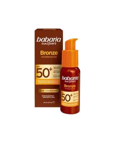 BABARIA SUN LOVERS BRONZE FOTOPROTECTOR SPF 50+ 40ML