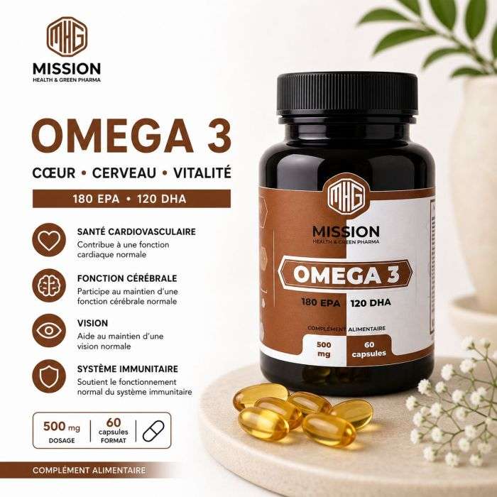 MIELII GREEN OMEGA 3 500MG 60 CAPSULES