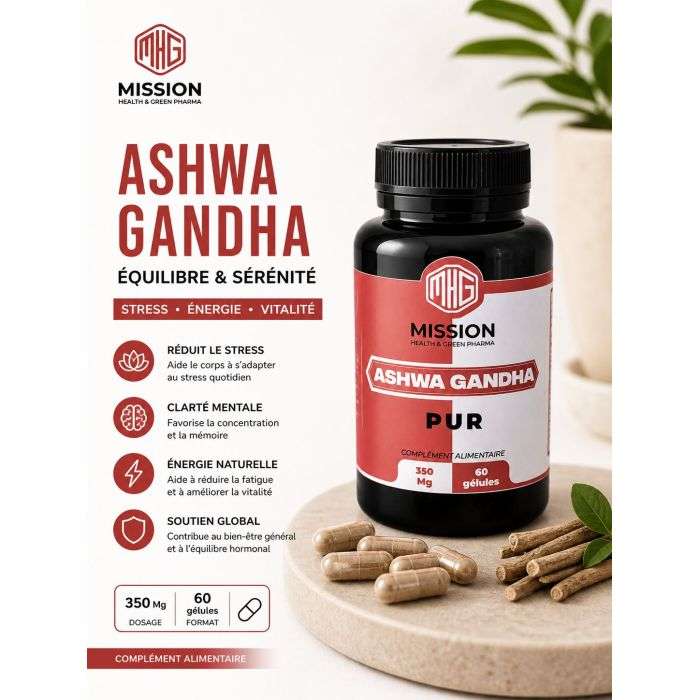 MIELII GREEN ASHWAGANDHA PUR 350 MG 60 GELULES