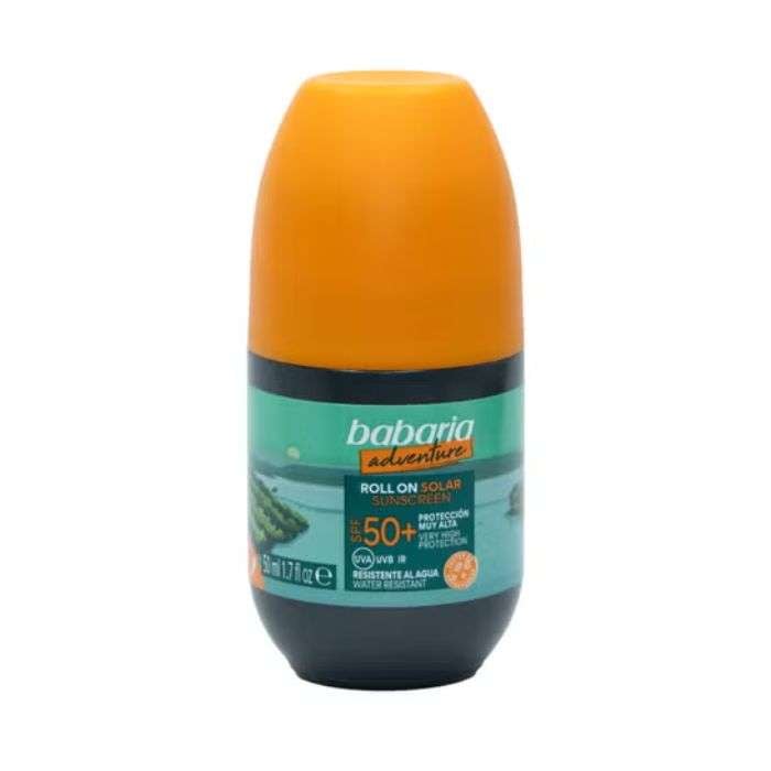 BABARIA ADVENTURE ROLL ON SOLAR SUNSCREEN SPF 50+ 50 ML