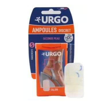 URGO AMPOULES DISCRET SECONDE PEAU 5 PANSEMENTS TALON