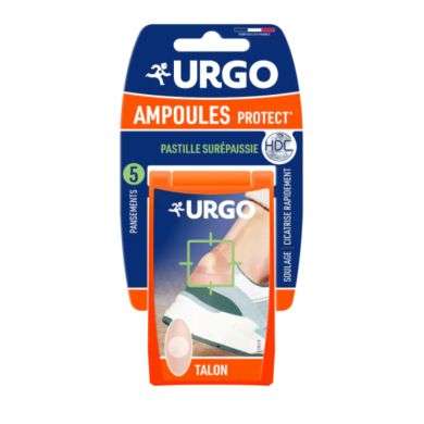 URGO AMPOULES PROTECT PASTILLE SUREPAISSIE 5 PANSEMENTS TALON
