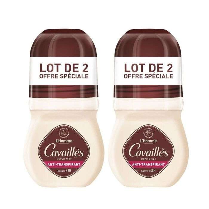 ROGE CAVAILLES LOT DE 2 ANTI TRANSPIRANT HOMME CONTROLE 48H 50ML