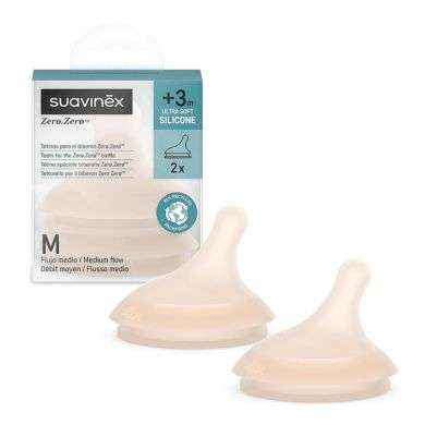 SUAVINEX ZERO ZERO LOT DE 2 TETINES M LIGHT L3