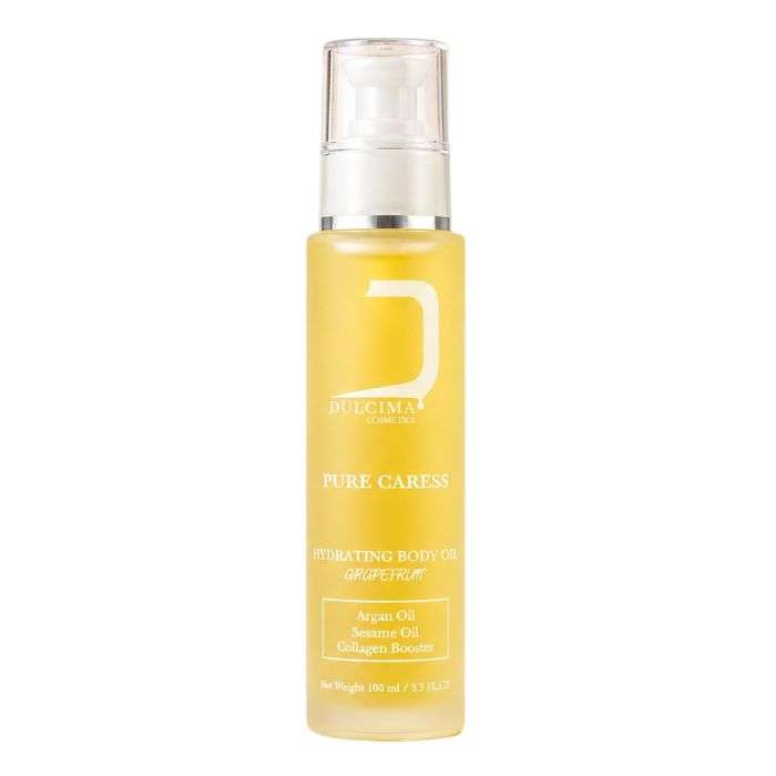 DULCIMA COSMETICS PURE CARESS HYDRATING BODY OIL GRAPFRUIT 100 ML