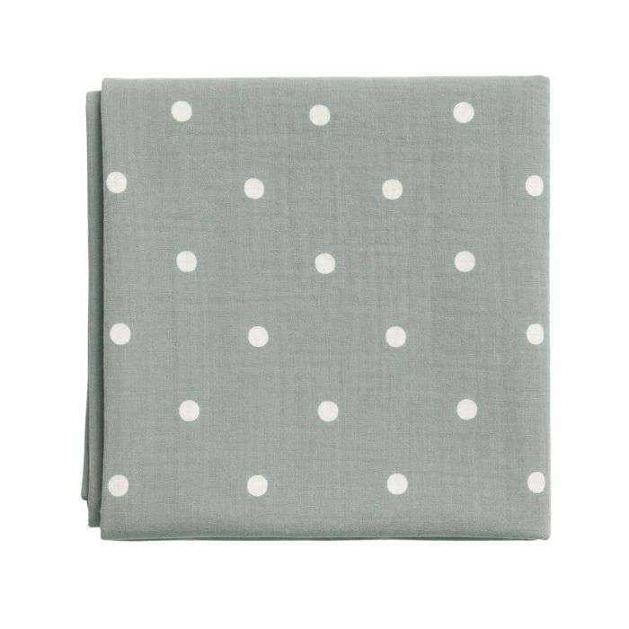BAMBIDOU MAXI LANGE 100CM100CM DOUBLE GAZE VERT EAU