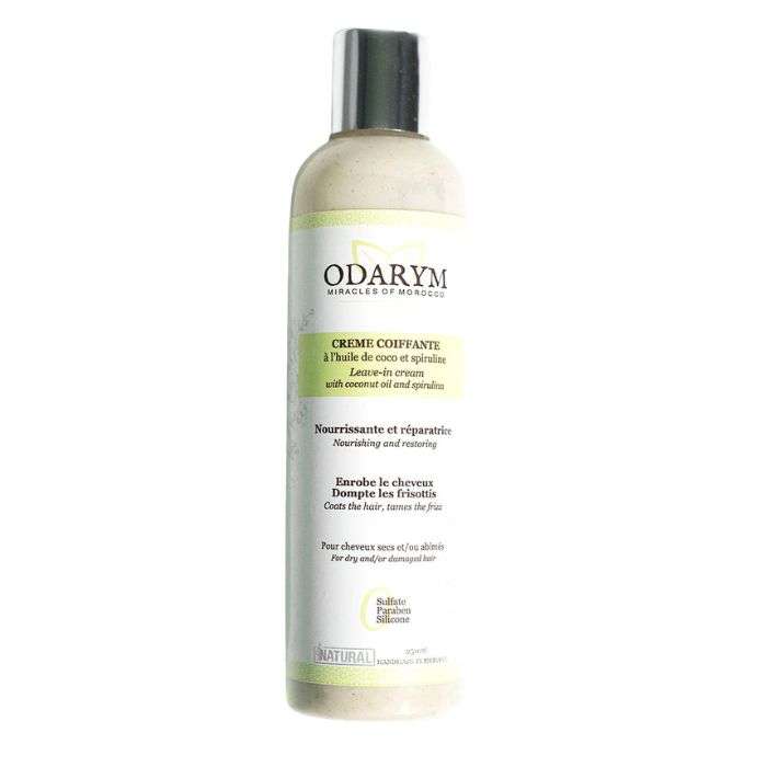 ODARYM CREME COIFFANTE A L'HUILE DE COCO ET SPIRULINE250 ML