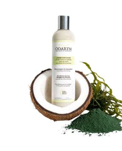 ODARYM CREME COIFFANTE A L'HUILE DE COCO ET SPIRULINE  250 ML