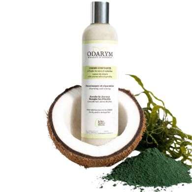 ODARYM CREME COIFFANTE A L'HUILE DE COCO ET SPIRULINE250 ML