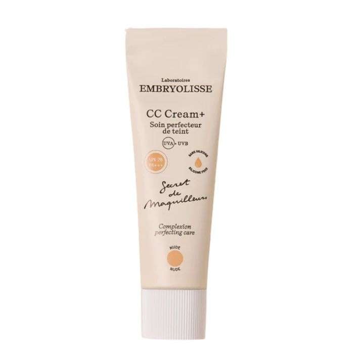EMBRYOLISSE CC CREAM SOIN PERFECTEUR DE TEINT SPF 20 PA+++ SILICONE FREE 30 ML
