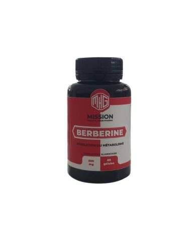 MISSION BERBERINE REGULATION DU METABOLISME 500 MG 60 GELULES