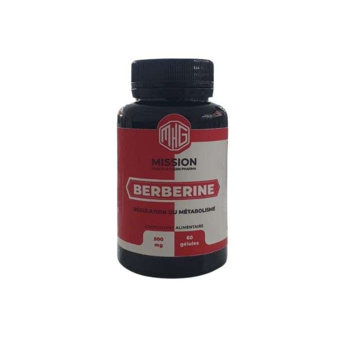 MISSION BERBERINE REGULATION DU METABOLISME 500 MG 60 GELULES
