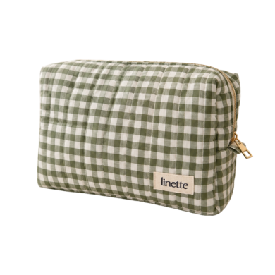 LINETTE TROUSSE VICHY MEDIUM VERT SAUGE