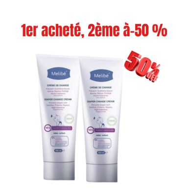 MELIBE OFFRE CREME DE CHANGE 100 ML + 2 EME A -50%