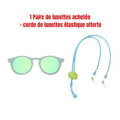 BABIATORS OFFRE LUNETTE SOLAIRE POLARIZED KEYHOLE VERRES MIRROIRS AGE 6 ANS+CORDE DE LUNETTES OFFERTE