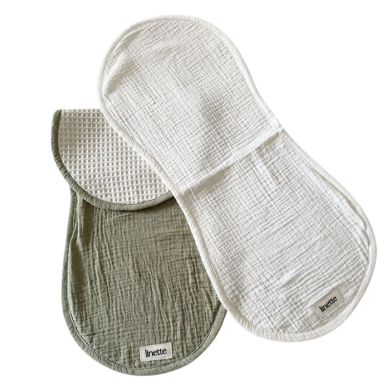 LINETTE SERVIETTES DE ROTS DOUBLE FACE POUR BEBE
