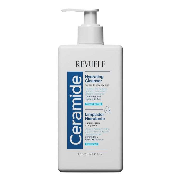 REVUELE CERAMIDE NETTOYANT HYDRATANT POUR PEAUX SECHES 250 ML