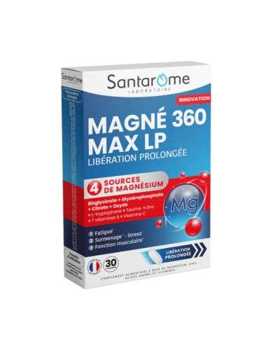 SANTAROME MAGNE 360 MAX LP 30 COMPRIMES