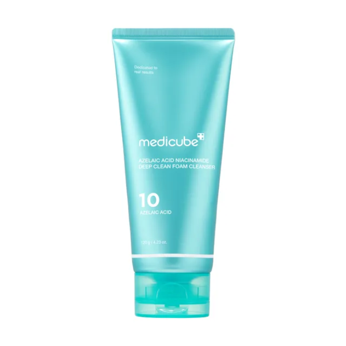 MEDICUBE AZELAIC ACID NIACINAMIDE DEEP CLEAN FOAM CLEANSER 10 AZELAIC ACID 120 G