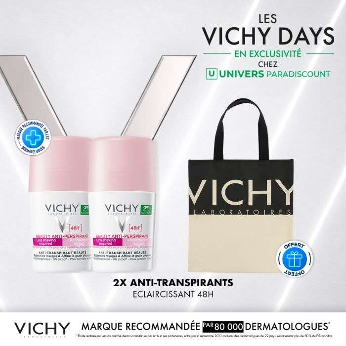 VICHY DEODORANT ANTI TRANSPIRANT 48H ESPACE LES RASAGES