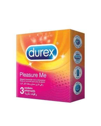 DUREX PLEASURE ME 3 CONDOMS PRESERVATIFS