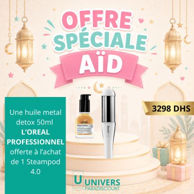 L'OREAL PROFESSIONNEL OFFRESTEAMPOD 4.0 + METAL DETOX HUILE 50ML OFFERT