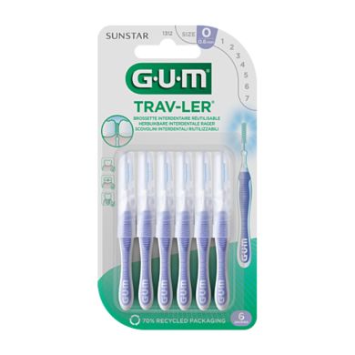 GUM BROSETTE INTERDENTAIRE REUTILISABLE REF 13120.6 MM 6 UNITES