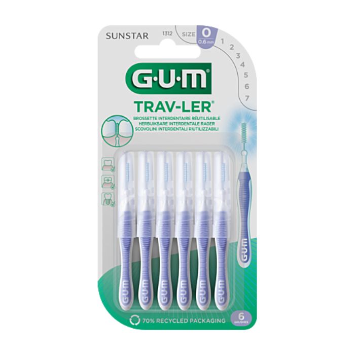 GUM BROSETTE INTERDENTAIRE REUTILISABLE REF 13120.6 MM 6 UNITES