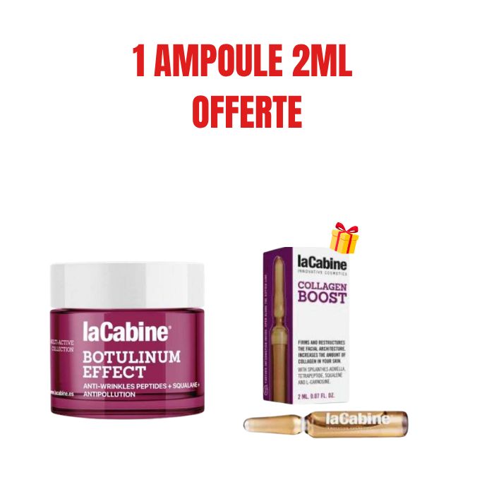 LA CABINE OFFRE BOTULINUM EFFECT CREME 50 ML + AMPOULE COLLAGENE 2ML OFFERT