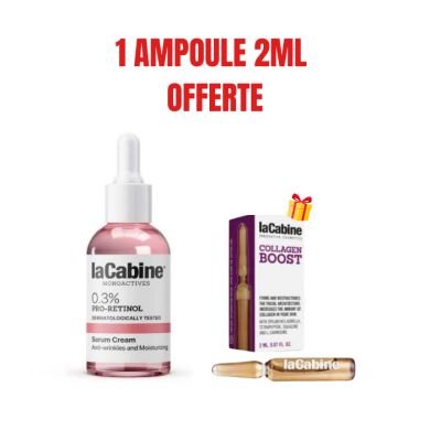 LA CABINE 0.3 PRO RETINOL 2 EN 1 SERUM ET CREME 30 ML