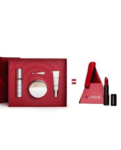 SKEYNDOR COFFRET CADEAU ETERNAL REGENERATION DENSITE ET JEUNESSE DURABLE + ROUGE A LEVRE OFFERT