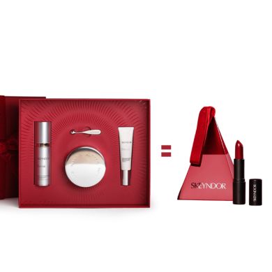 SKEYNDOR COFFRET CADEAU ETERNAL REGENERATION DENSITE ET JEUNESSE DURABLE + ROUGE A LEVRE OFFERT