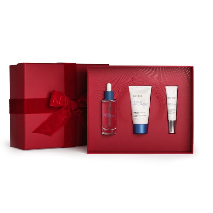 SKEYNDOR COFFRET CADEAU POWER HYALURONIC + ROUGE A LEVRE OFFERT