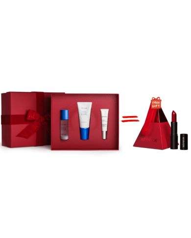 SKEYNDOR COFFRET CADEAU POWER OXYGEN UNE PROTECTION URBAINE POUR VOTRE PEAU + ROUGE A LEVRE OFFERT