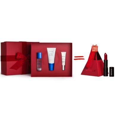 SKEYNDOR COFFRET CADEAU POWER OXYGEN UNE PROTECTION URBAINE POUR VOTRE PEAU + ROUGE A LEVRE OFFERT