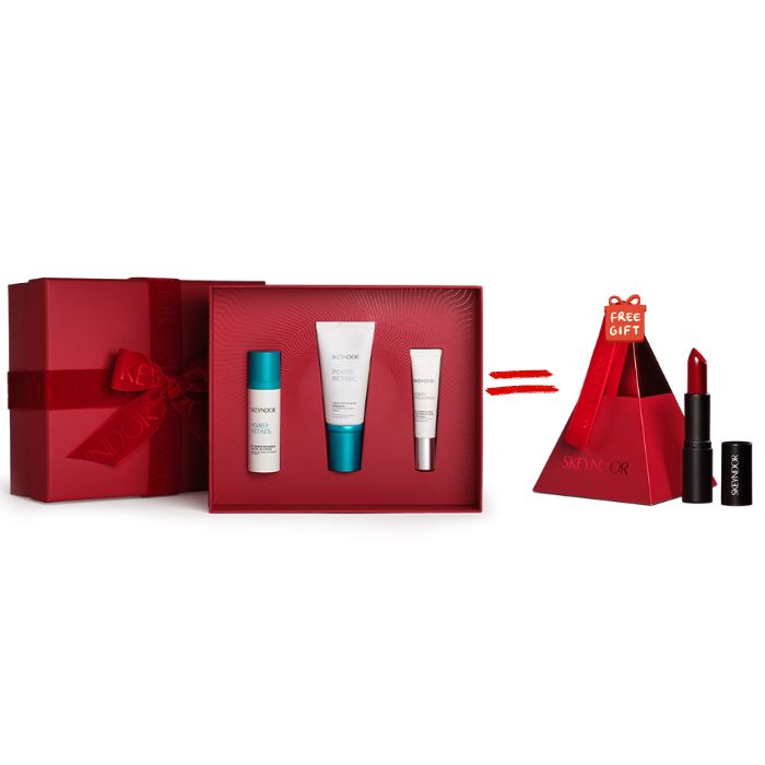 SKEYNDOR COFFRET CADEAUPOWER RETINOL POUR LE RENOUVELLEMENT ET LA FERMETE