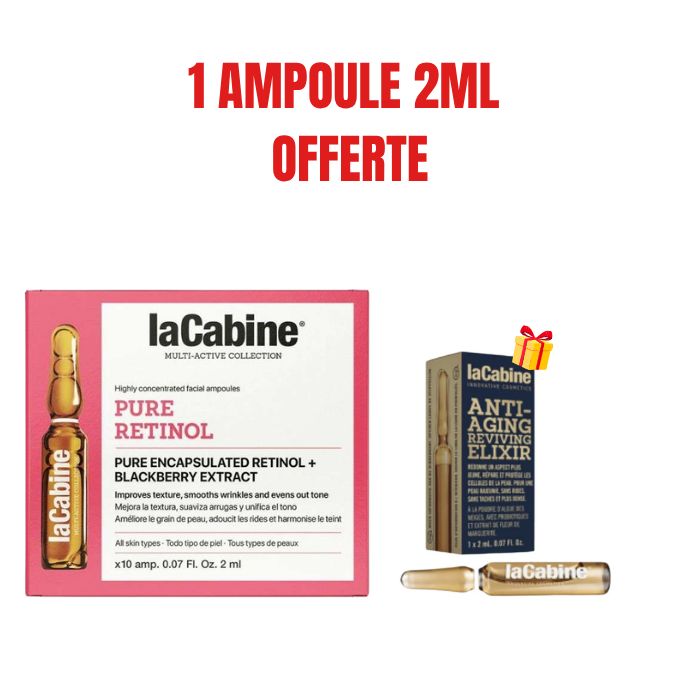 LA CABINE PURE RETINOL 10 AMPOULES 2ML